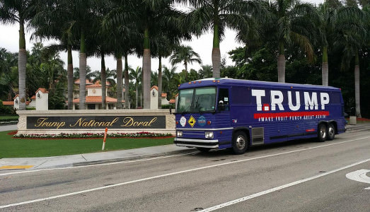 Il vecchio bus di Trump